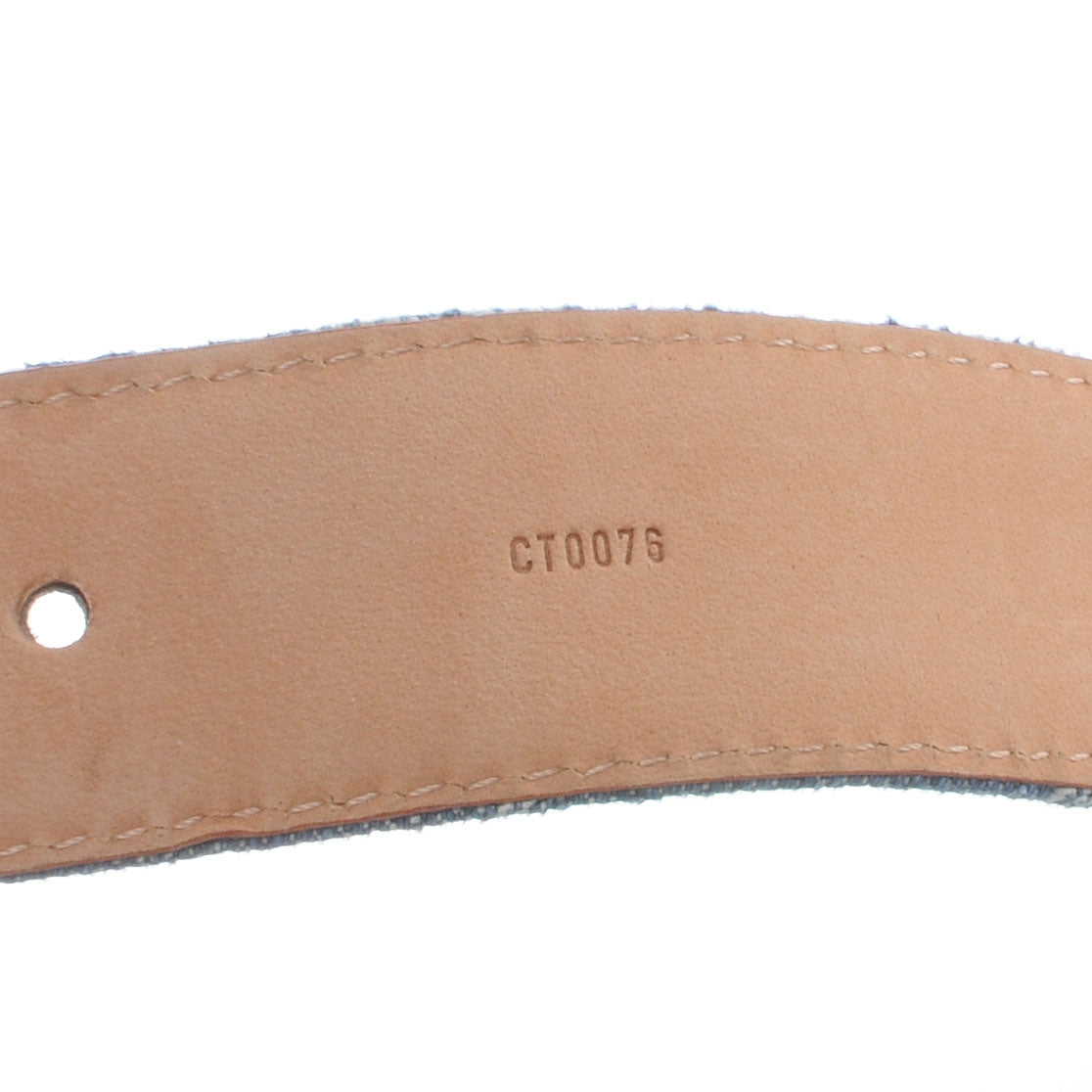 Monogram Denim Belt 90 36