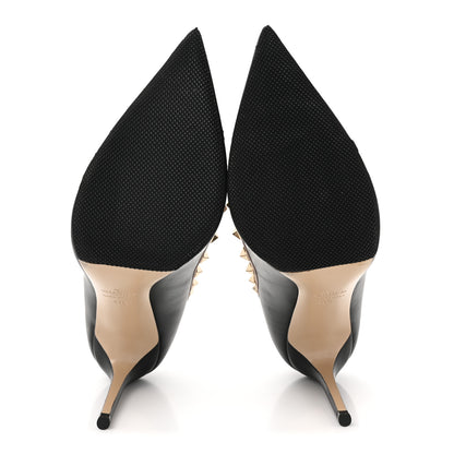 Valentino Garavani Nappa Rockstud 100mm Pumps 41.5 Black Poudre 5 of 16