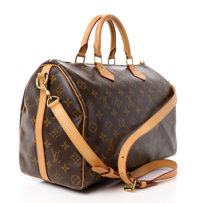 Louis Vuitton Monogram Speedy Bandouliere 35 3 of 13
