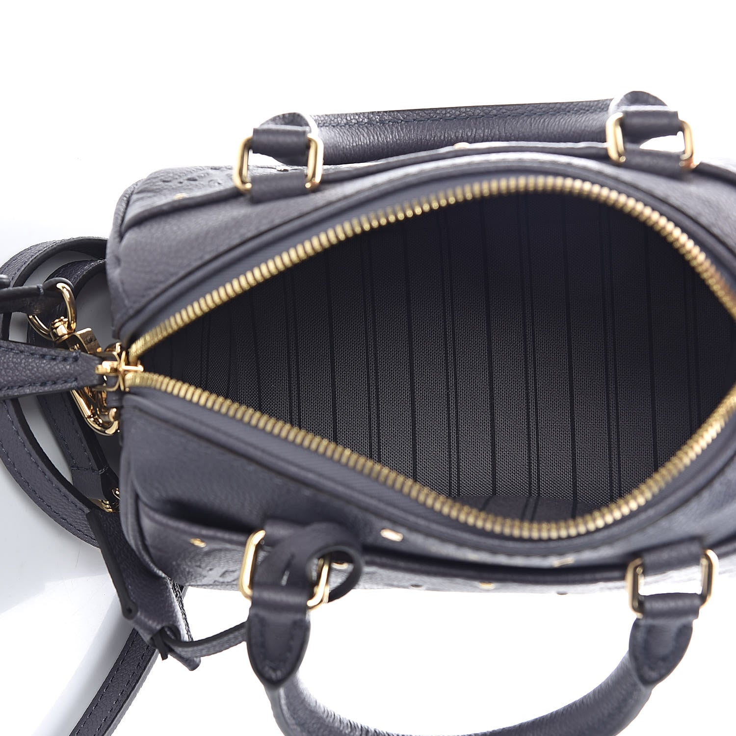 Louis Vuitton Empreinte Studded Speedy Bandouliere 20 Gris Silver 5 of 12
