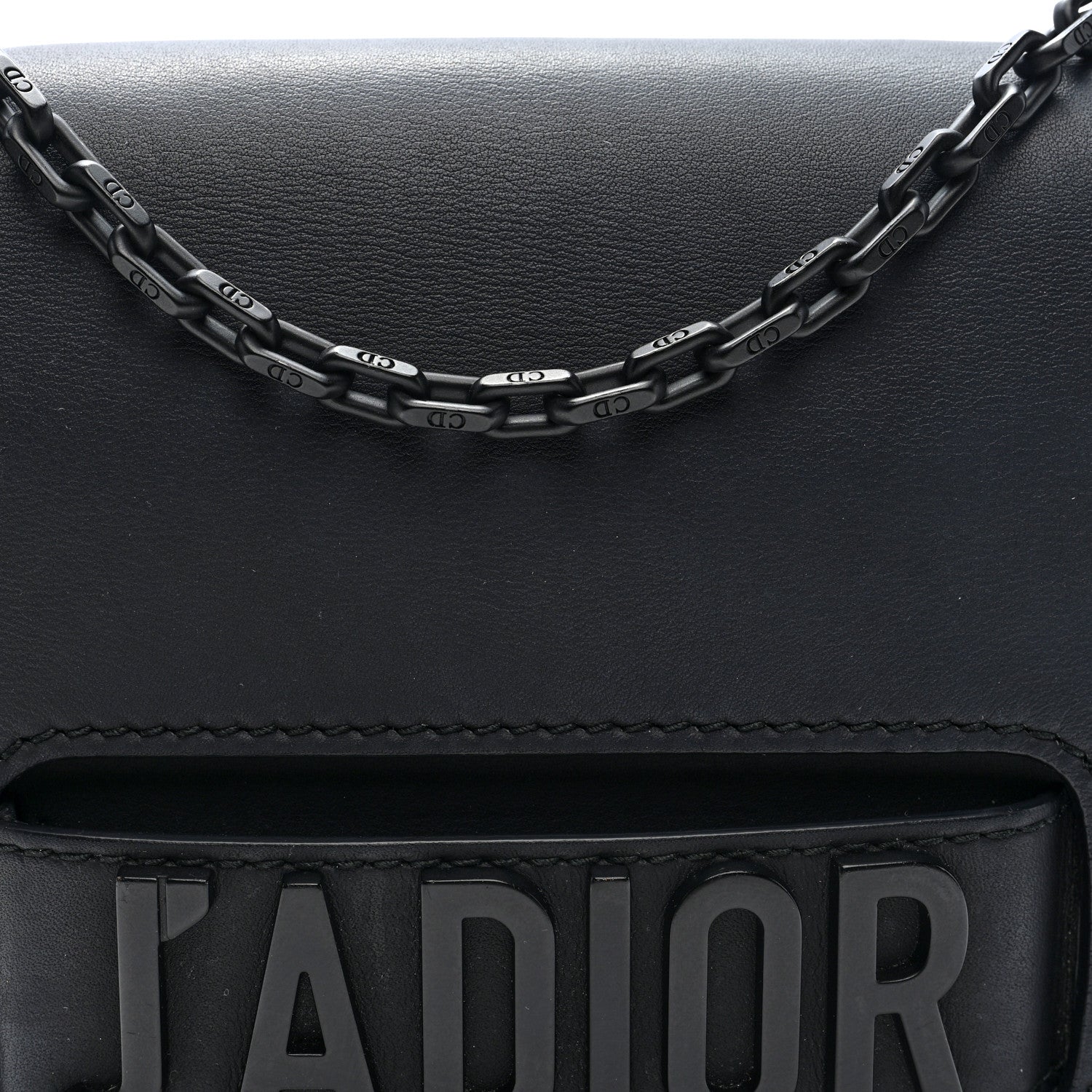 Christian Dior Ultra Matte Calfskin J'Adior Chain Flap Bag Black 7 of 9