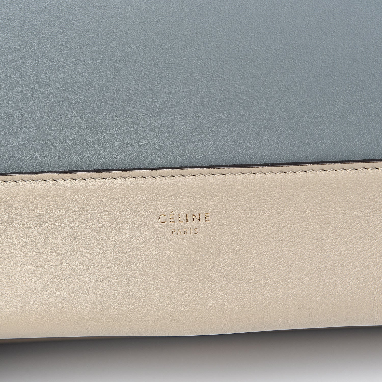 Celine Shiny Smooth Calfskin Medium Frame Shoulder Bag Grege Storm 6 of 10