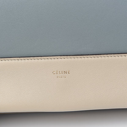 Celine Shiny Smooth Calfskin Medium Frame Shoulder Bag Grege Storm 6 of 10