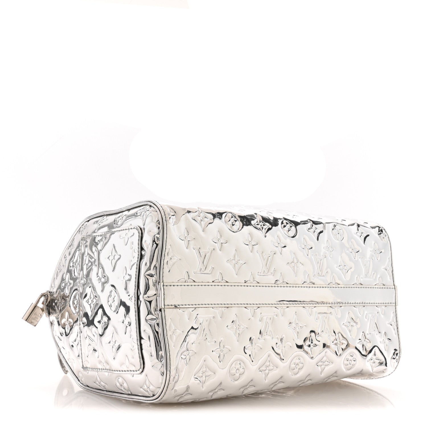 Louis Vuitton Monogram Miroir Speedy 30 Silver 4 of 10
