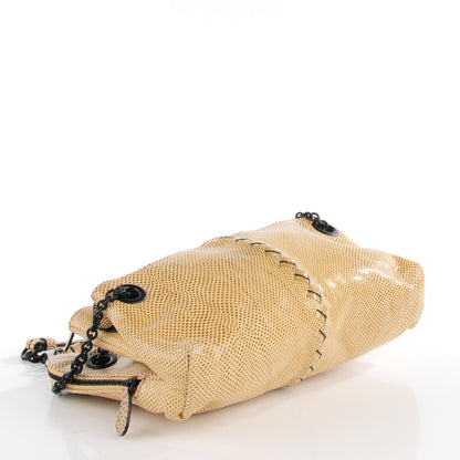 Bottega Veneta Antique Karung Snakeskin Chain Shoulder Bag Naturale 4 of 8