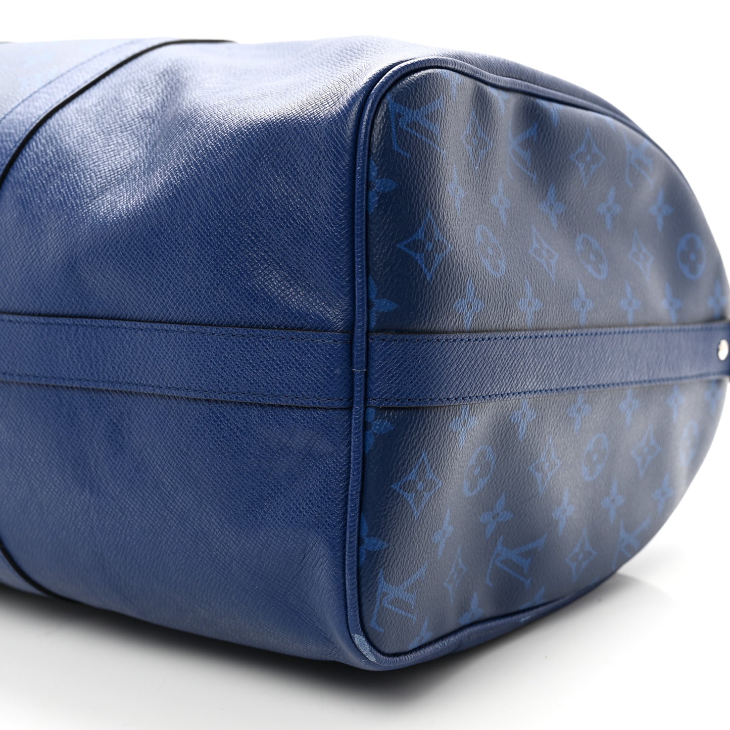 Taiga Monogram Eclipse Keepall Bandouliere 50 Pacific Blue