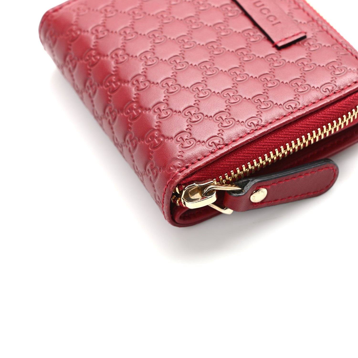 Gucci Microguccissima Compact Wallet Red 10 of 12
