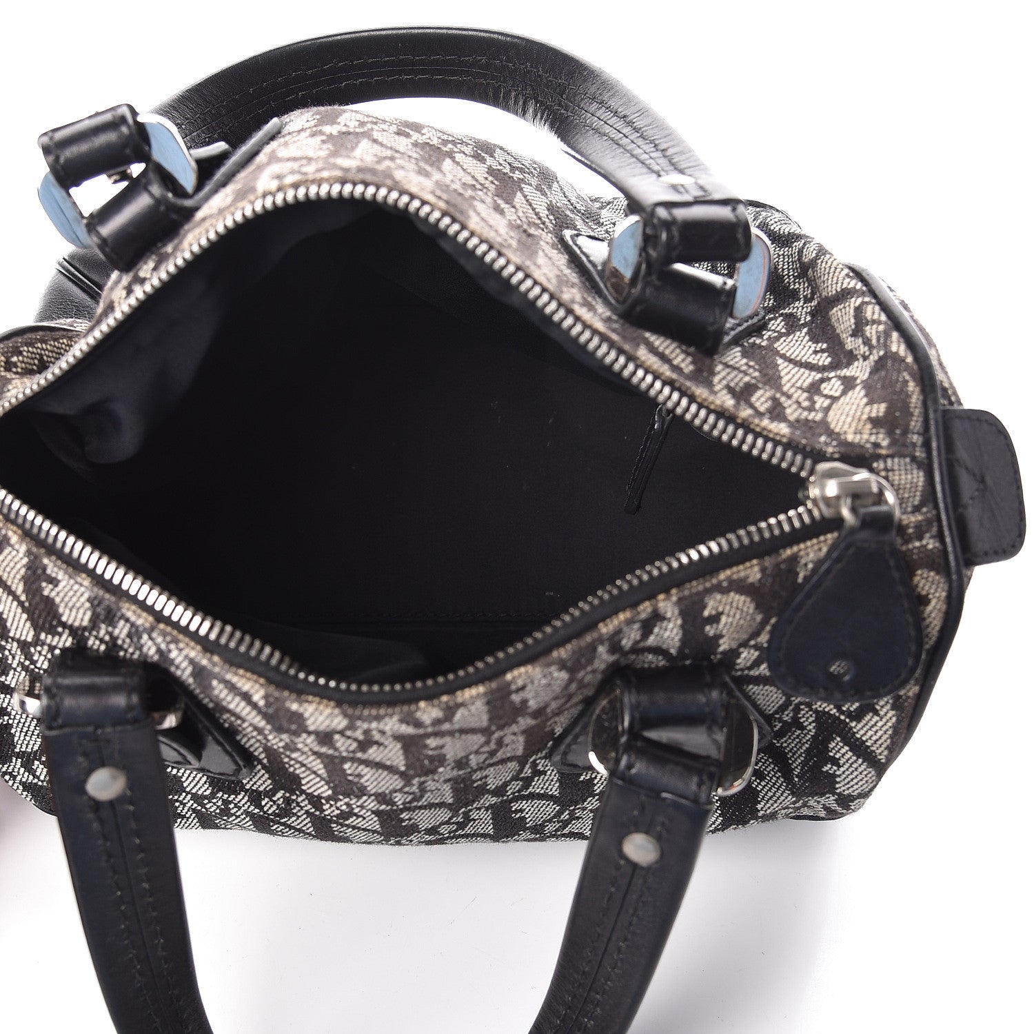 Christian Dior Monogram Boston Black 5 of 9