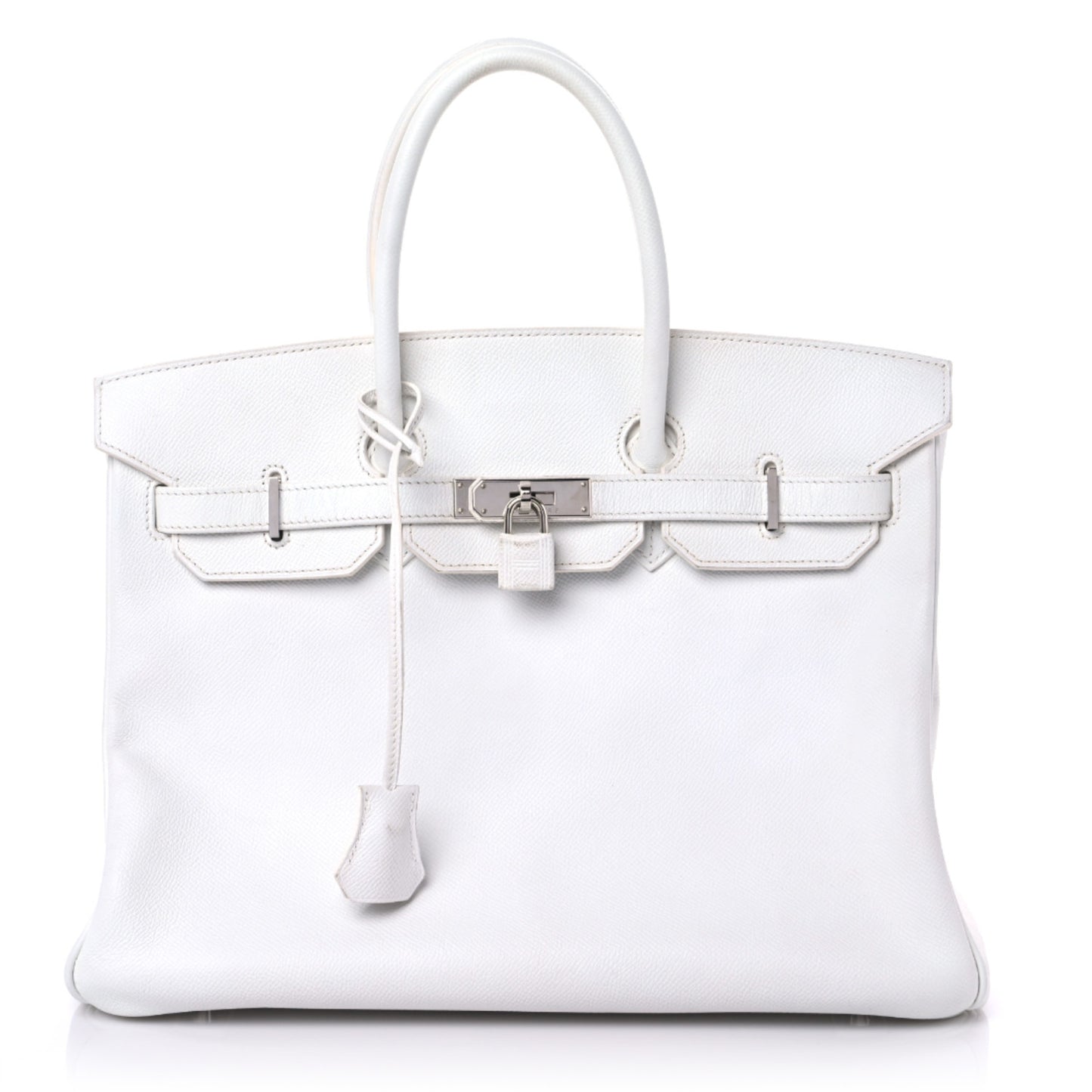 Epsom Birkin 35 White