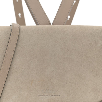 Chloe Suede Calfskin Small Faye Backpack Motty Grey 8 of 16