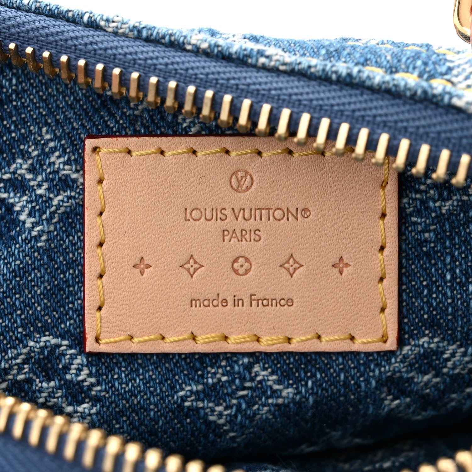 Louis Vuitton Monogram Denim Nano Speedy Blue 6 of 10