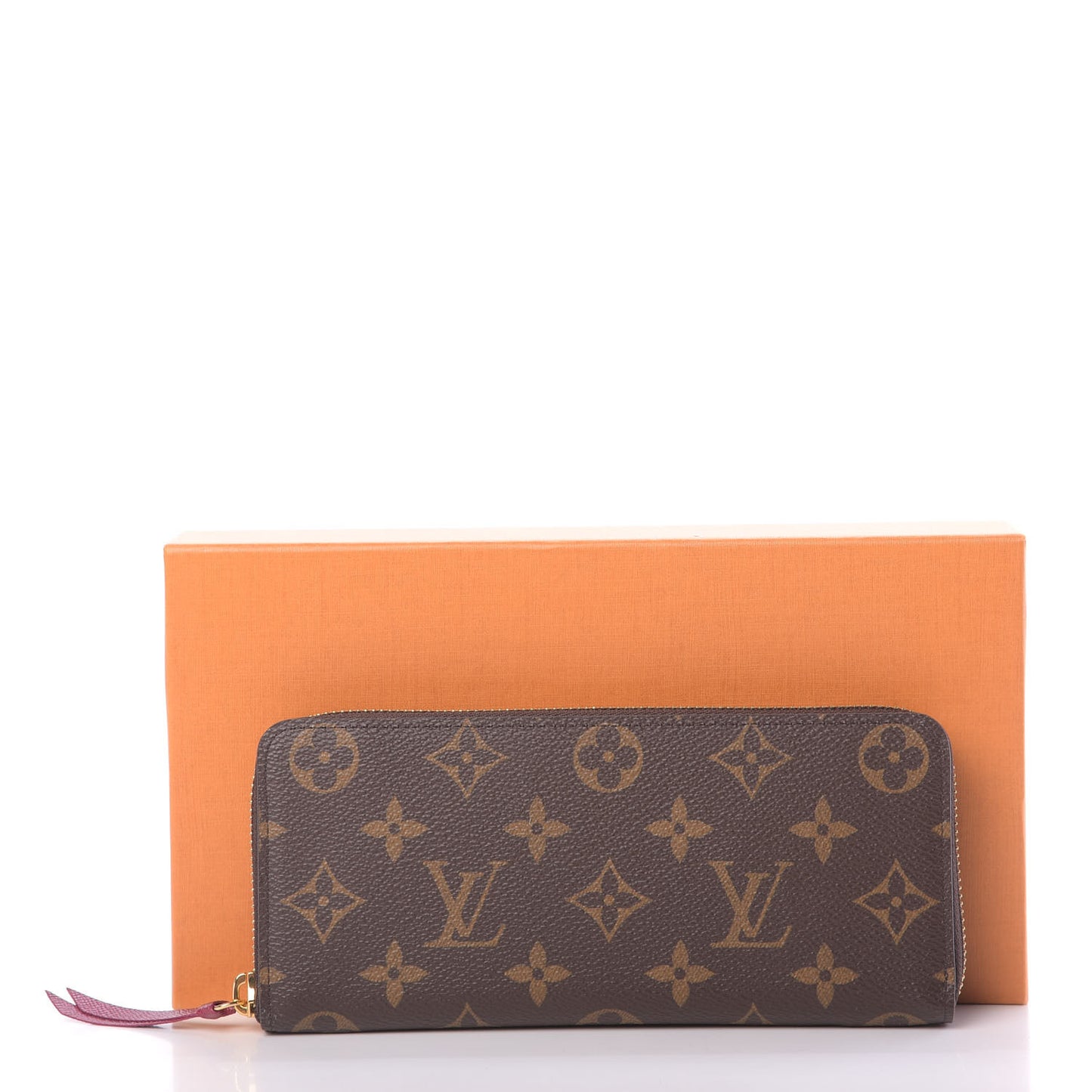 Monogram Clemence Wallet Fuchsia