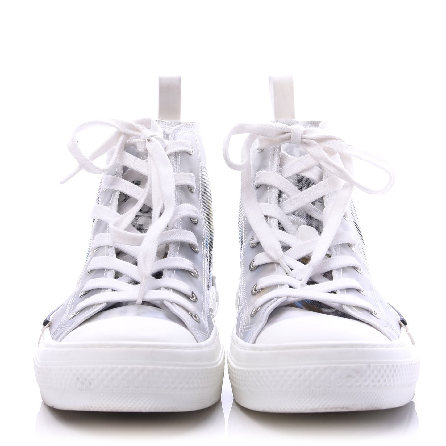 Canvas Oblique Womens B23 High Top Sneakers 40 White