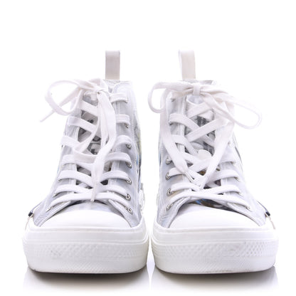 Christian Dior Canvas Oblique Womens B23 High Top Sneakers 40 White 2 of 9