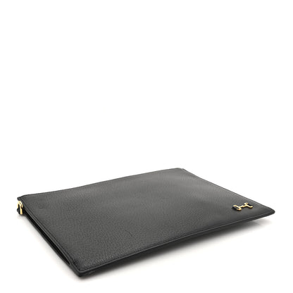 Gucci Calfskin Horsebit 1955 Wristlet Pouch Black 4 of 10