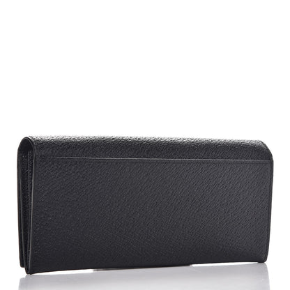 Gucci Calfskin Dandy New Chester Continental Flap Wallet Black 3 of 9