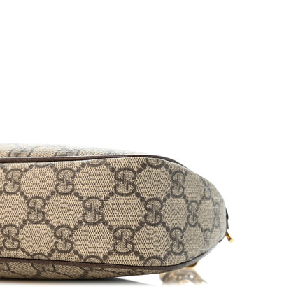 Gucci GG Supreme Monogram Textured Dollar Calfskin Web Small Ophidia GG Handbag Beige Ebony New Acero Beige Ebony New Acero Beige Ebony New Acero 9 of 11