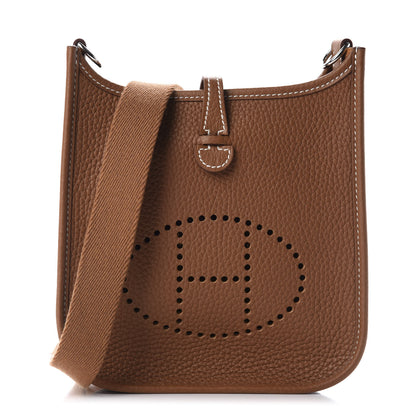 Hermes Taurillon Clemence Evelyne TPM Gold 1 of 10