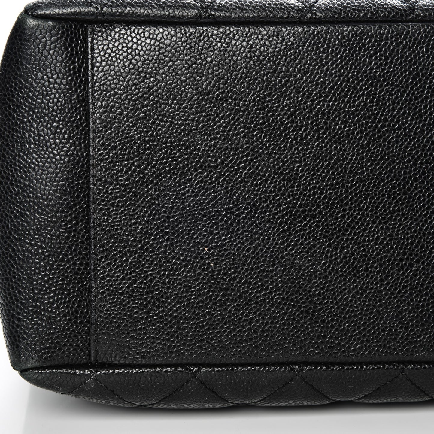 Caviar Quilted Grand Shopping Tote GST Black