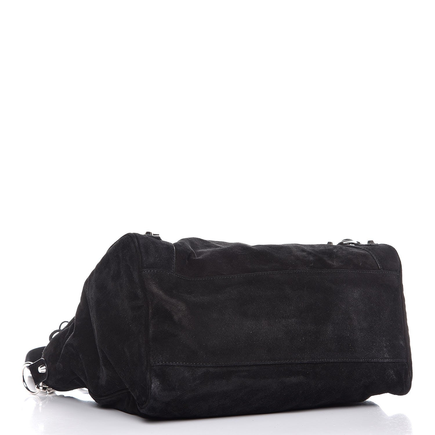 Balenciaga Baby Daim Suede Classic Silver Hardware Velo Black 4 of 9