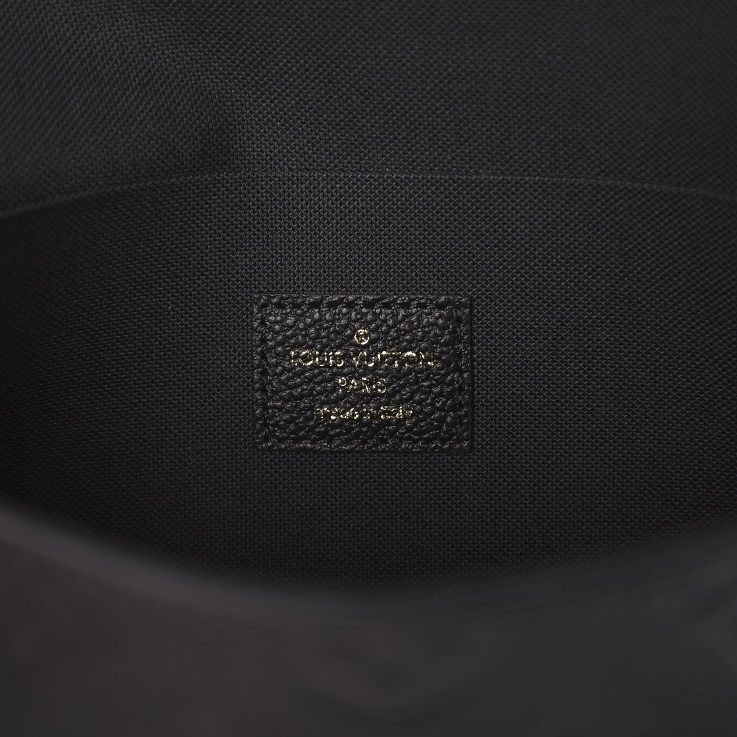 Louis Vuitton Empreinte Pochette Felicie Chain Wallet Black 6 of 10