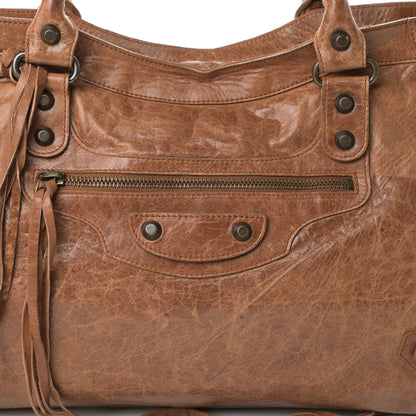Balenciaga Agneau Classic Hardware City Cognac 8 of 15