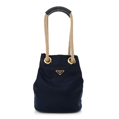 Prada Re-Nylon Triangle Mariner Bucket Bag Baltico 1 of 9