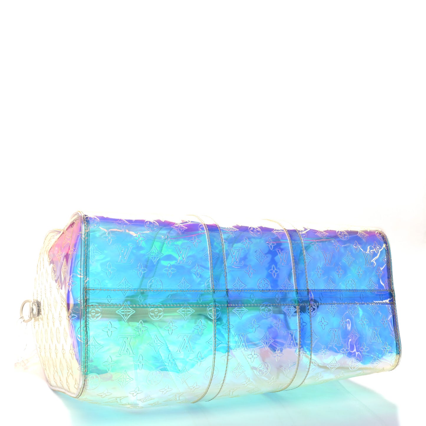 PVC Monogram Keepall Bandouliere 50 Iridescent Prism
