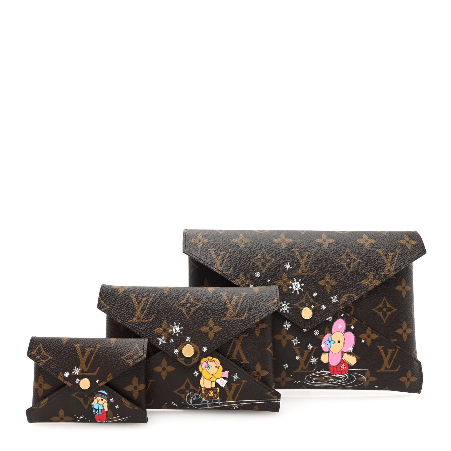 Monogram 2023 Christmas Animation Kirigami Pochette Set
