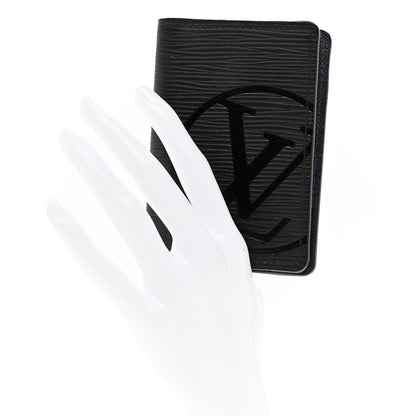 Louis Vuitton Epi Initials Pocket Organizer Black 2 of 7
