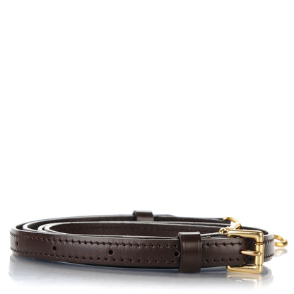 Louis Vuitton Calfskin 12mm Adjustable Shoulder Strap Brown 1 of 7
