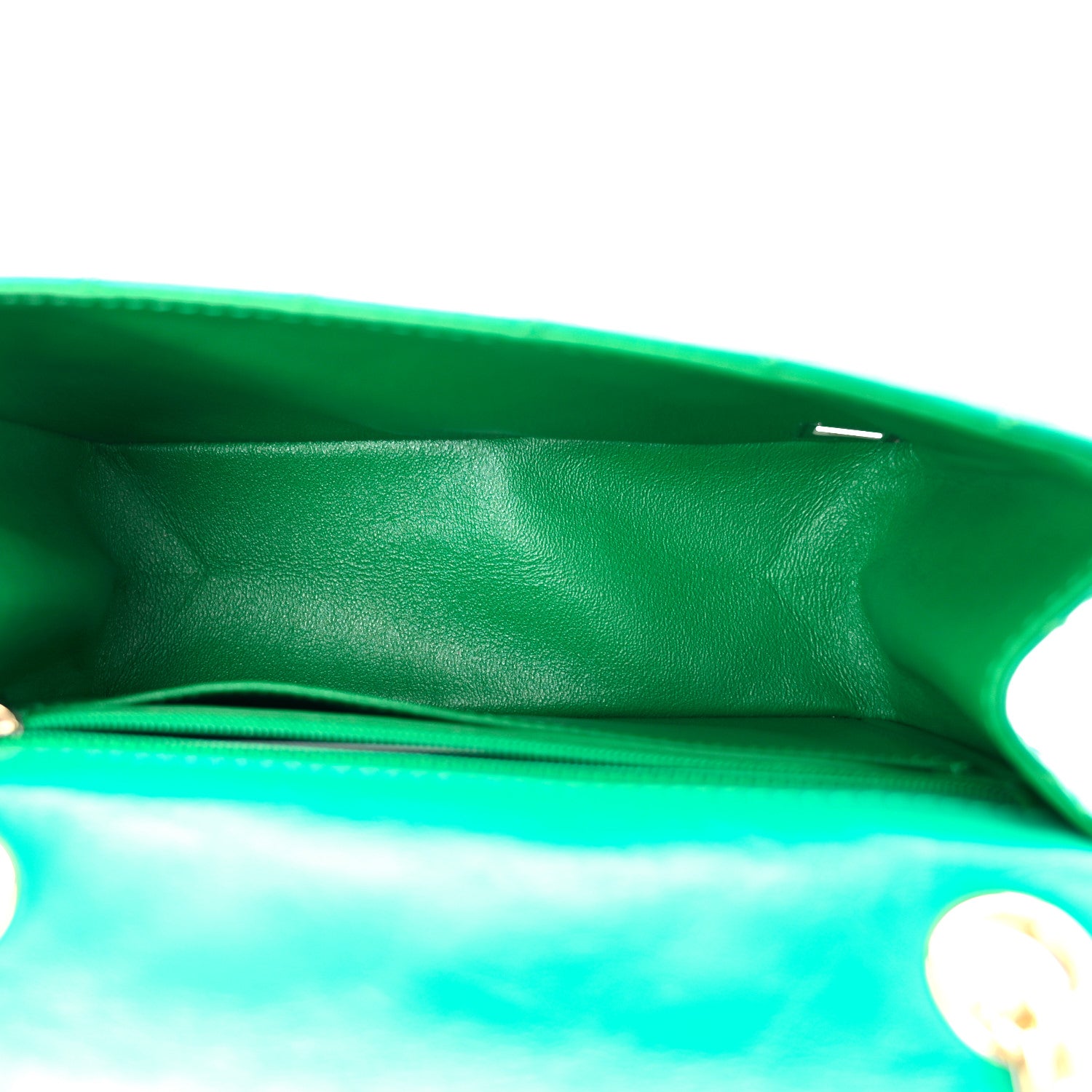 Chanel Aged Calfskin Quilted 2.55 Reissue Mini Flap Green 5 of 12
