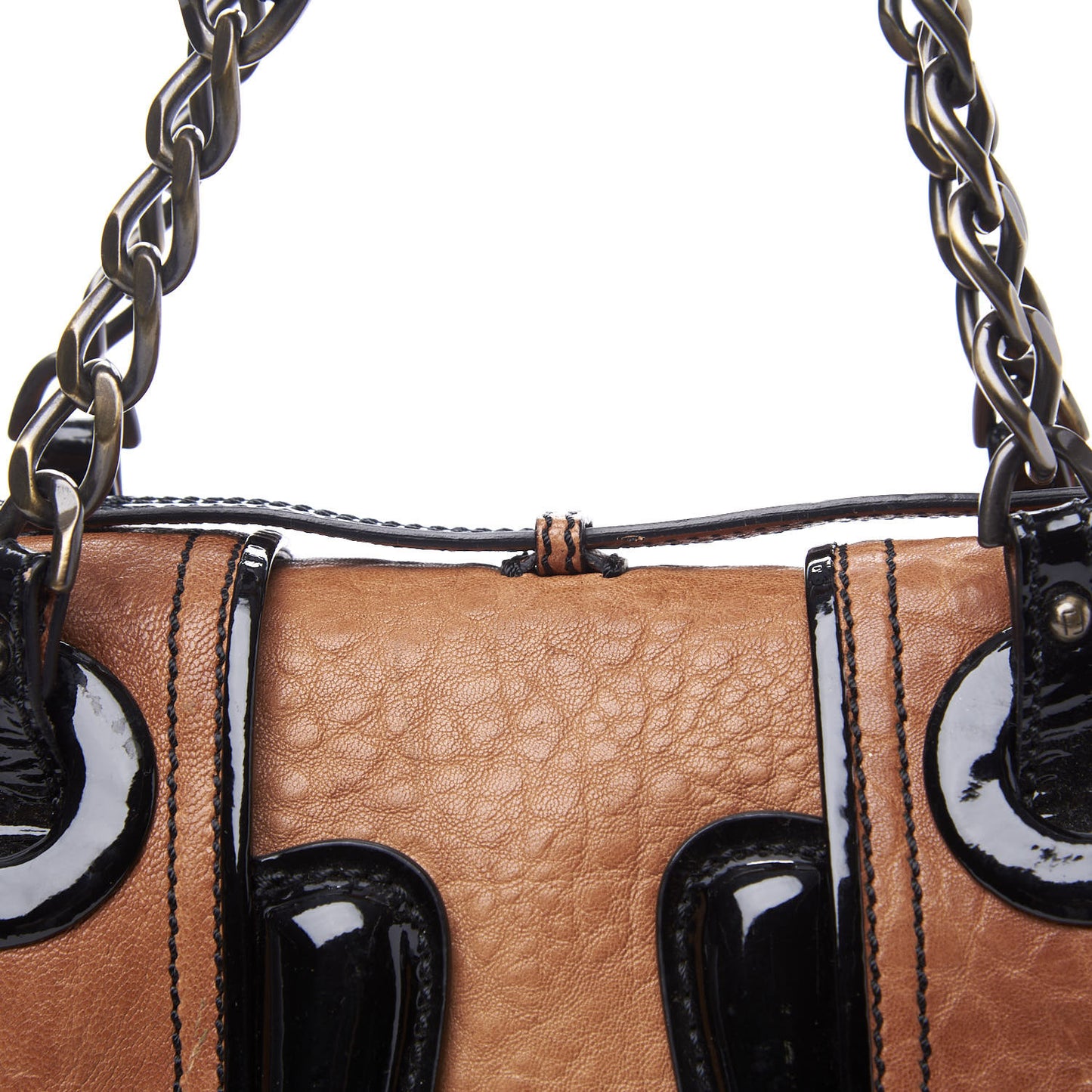 Nappa Patent B Bag Osso Black