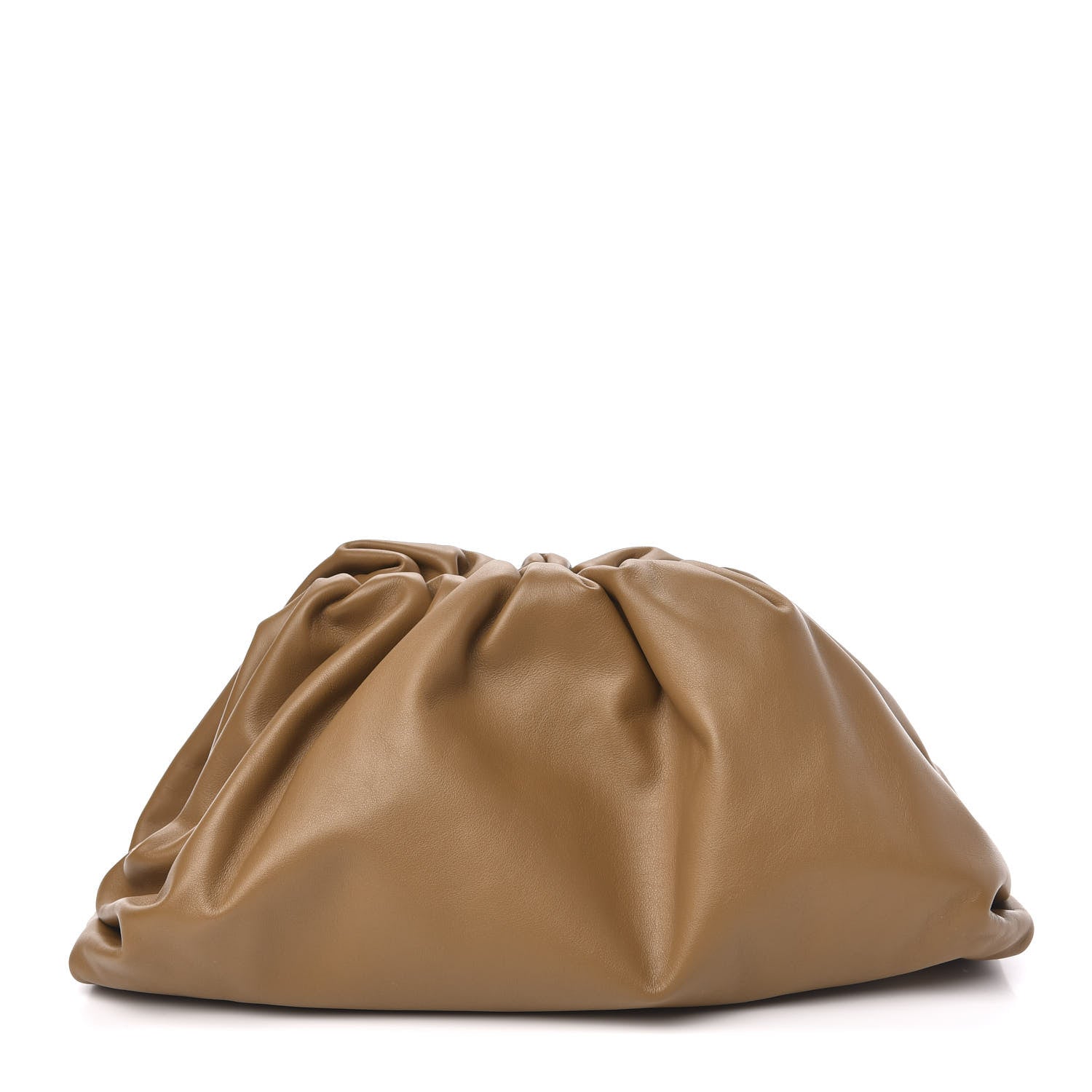 Bottega Veneta Smooth Butter Calf The Pouch Oversized Clutch Cammello 1 of 6