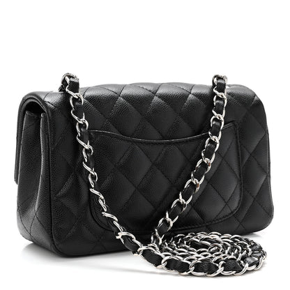 Chanel Caviar Quilted Mini Rectangular Flap Black 3 of 10