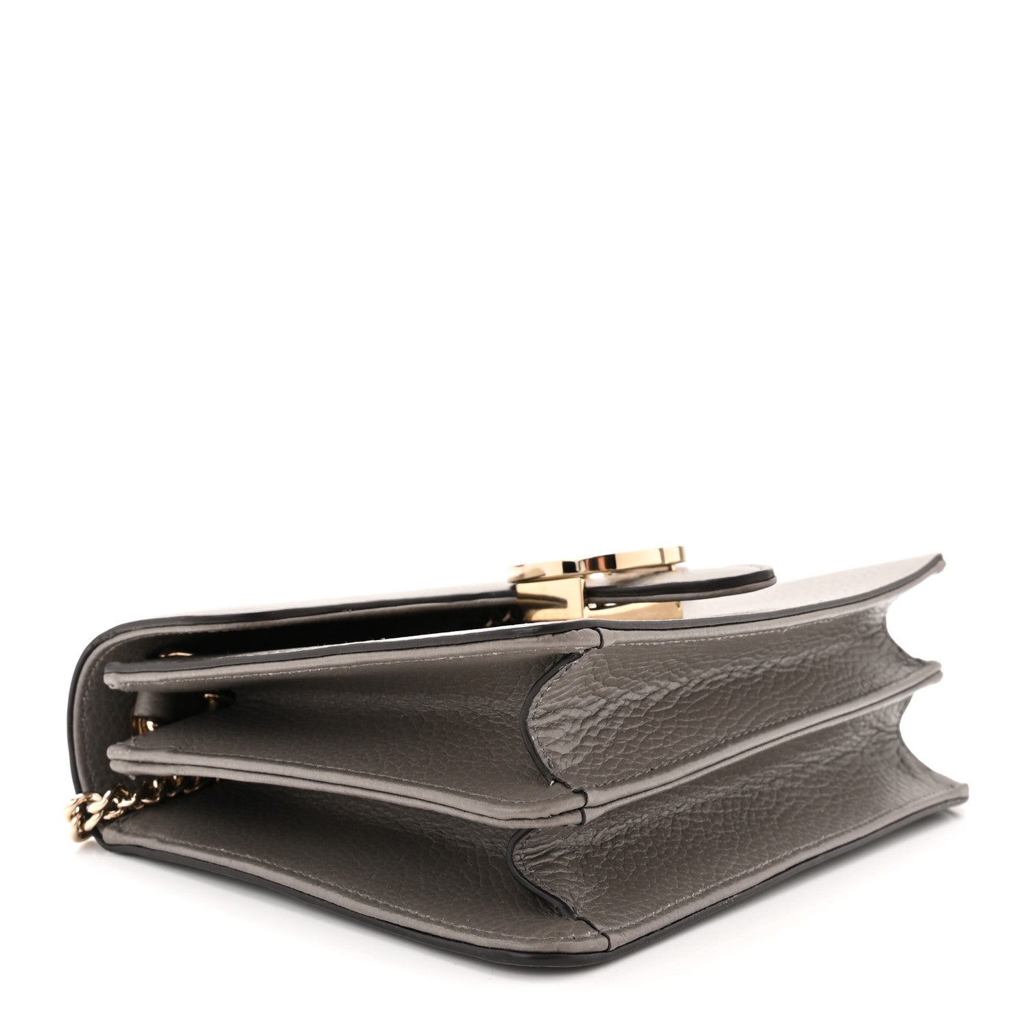 Gucci Dollar Calfskin Small Interlocking G Shoulder Bag Loess 4 of 10
