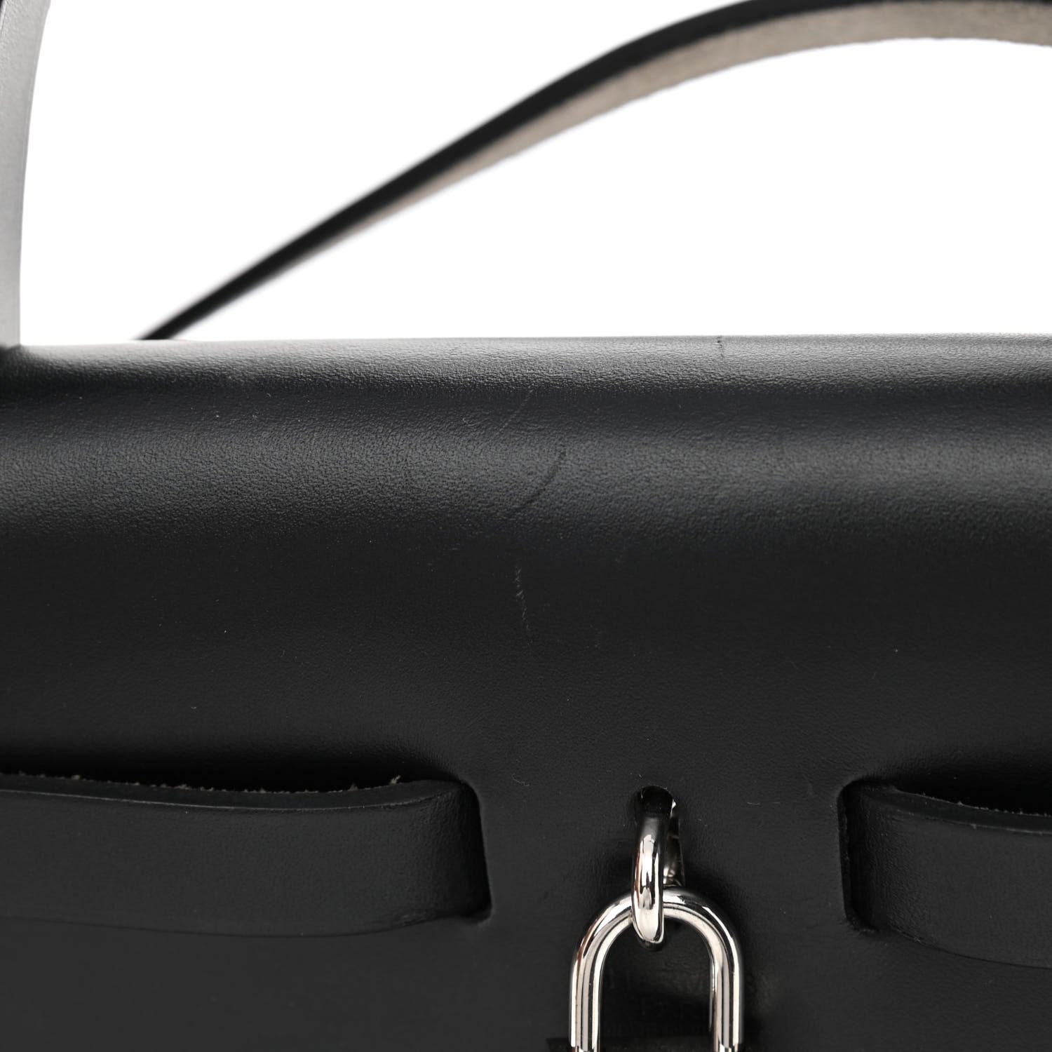 Hermes Toile H Berline Vache Hunter Herbag Zip 31 PM Ebene Black 14 of 15