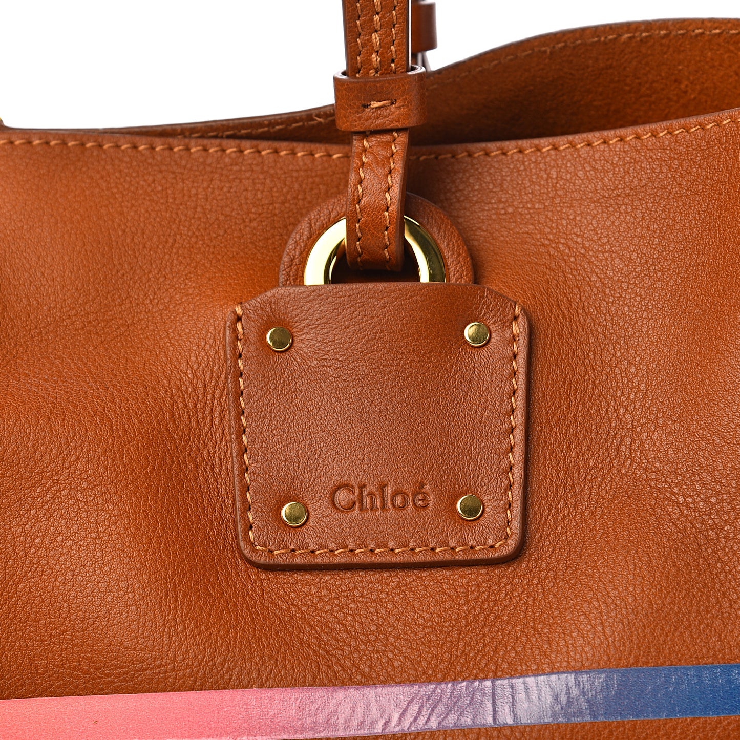 Smooth Calfskin Medium Vick Tote Caramel