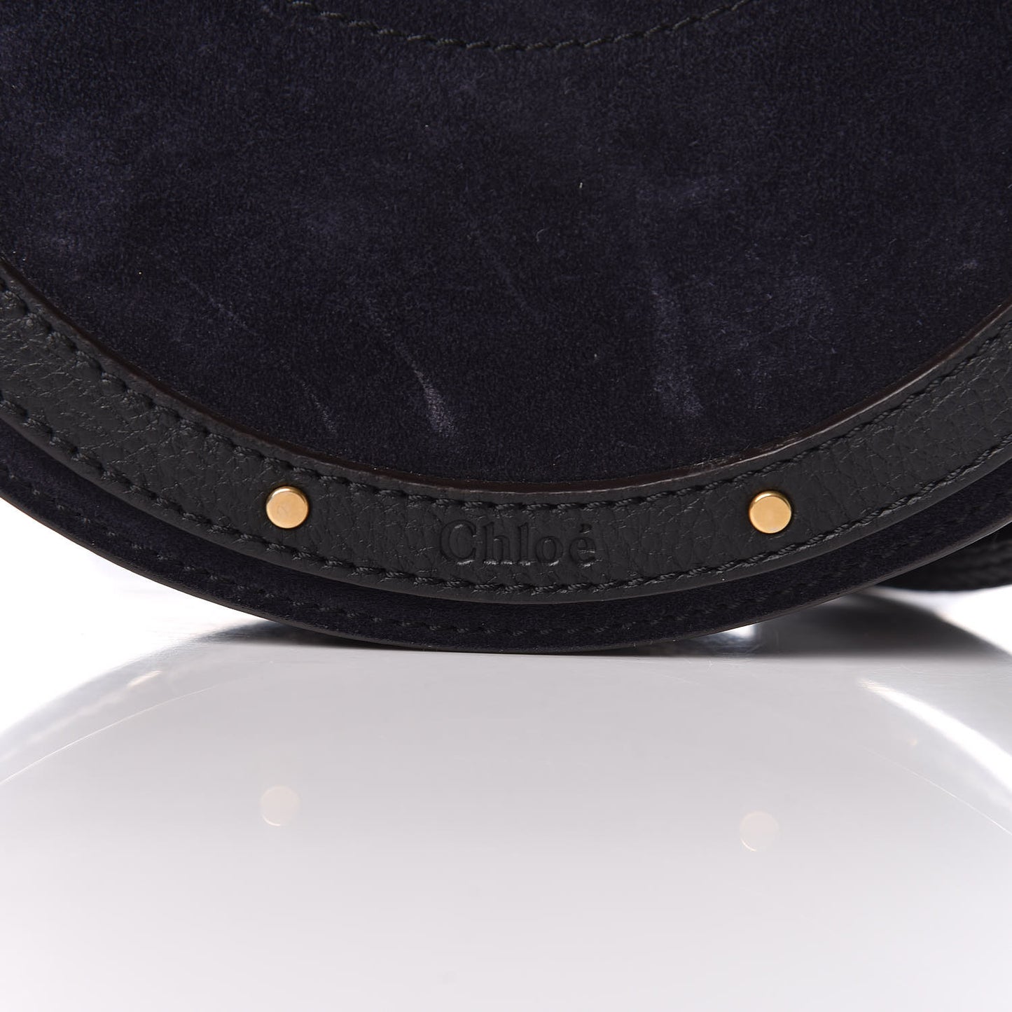 Calfskin Suede Small Pixie Bag Full Blue