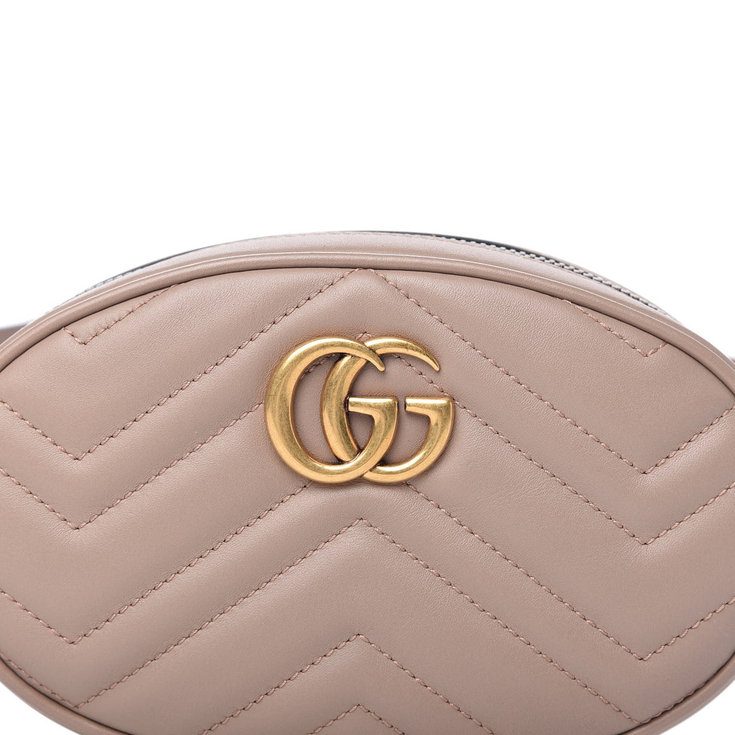 Calfskin Matelasse GG Marmont Belt Bag 85 34 Porcelain Rose