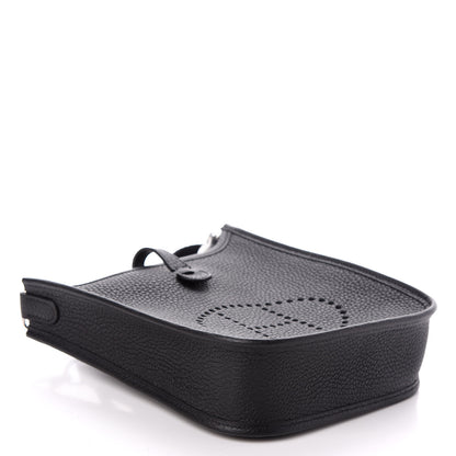 Hermes Taurillon Clemence Evelyne TPM Black 4 of 10