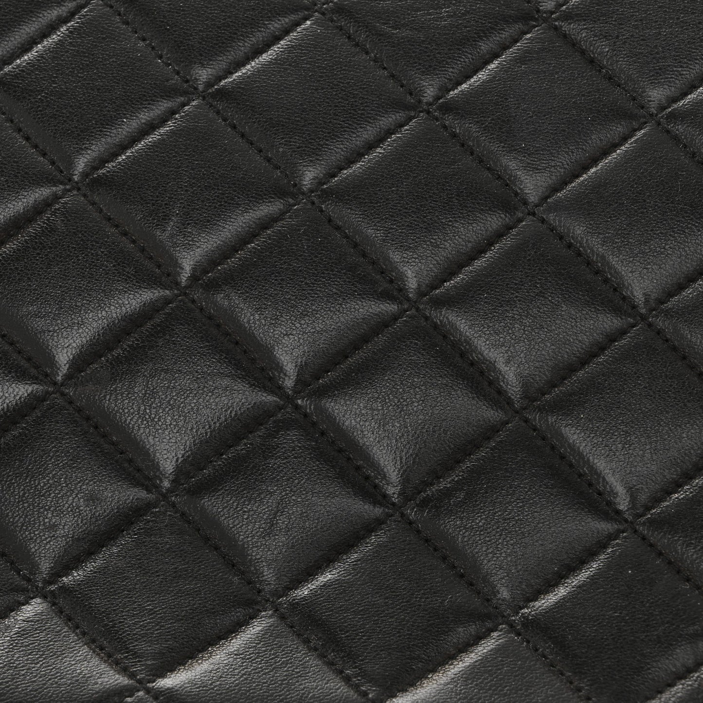 Lambskin Quilted Small Single Flap Black