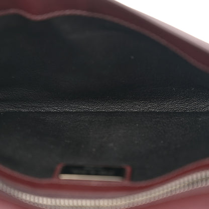 Prada Saffiano Clutch Wristlet Burgundy 5 of 8