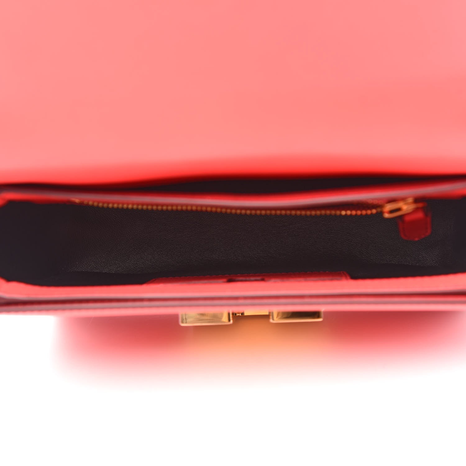 Tom Ford Shiny Goatskin T Clasp Shoulder Bag Red 5 of 9