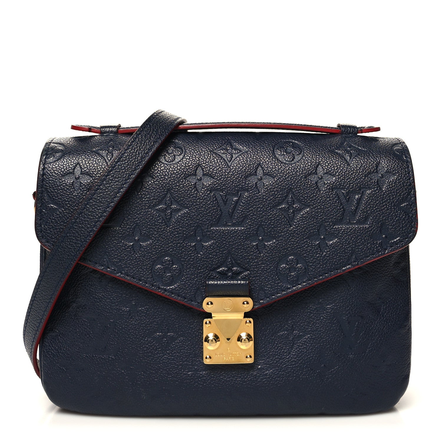 Louis Vuitton Empreinte Pochette Metis Marine Rouge 1 of 11