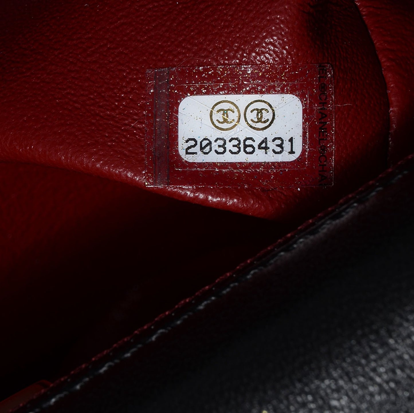 Lambskin Medium Westminster Pearl Flap Black