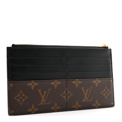 Louis Vuitton Monogram Slim Purse Black 3 of 7
