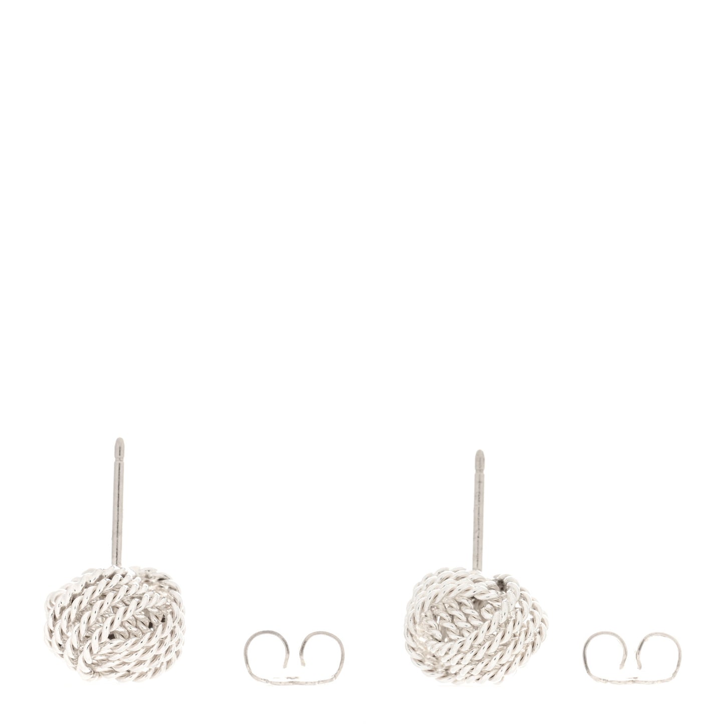 Sterling Silver Twist Knot Earrings
