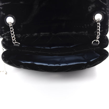 Lanvin Velvet Mini Sugar Flap Shoulder Bag Black 5 of 9