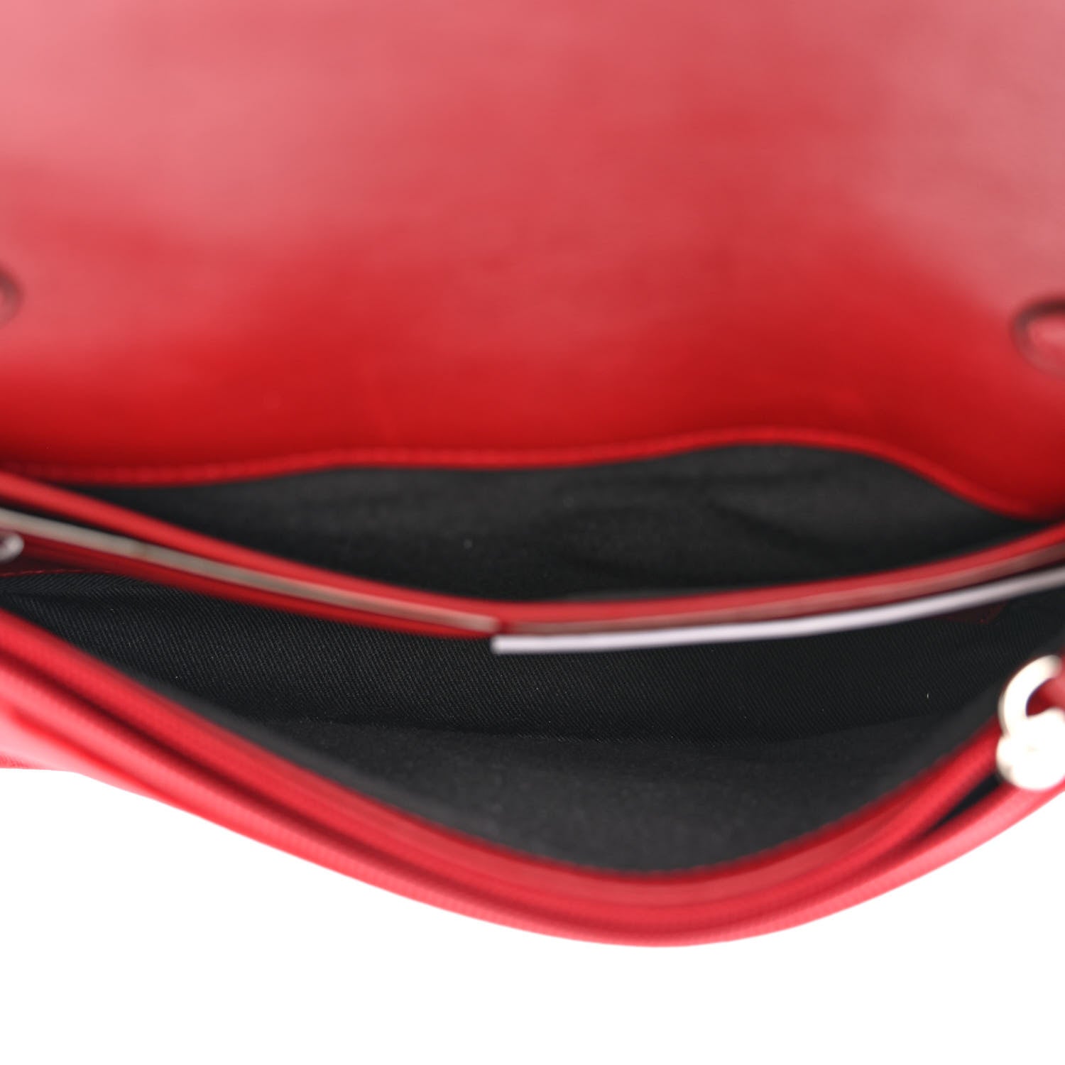 Jimmy Choo Velvet Crystal Cheri Wallet on Chain Royal Red 5 of 10